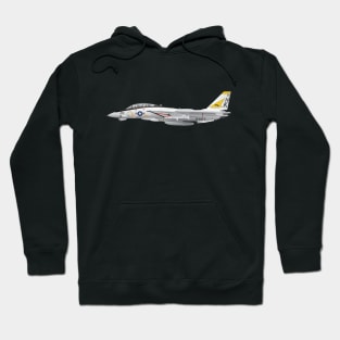 Fighter Squadron 21 (VF-21) Freelancers F-14 Tomcat Illustration Hoodie